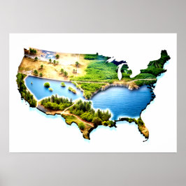 Assateague Island Verenigde Staten Poster