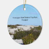 Assateague Keramisch Ornament (Links)