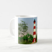 Assateague Lighthouse, Virginia Easterm Shore Koffiemok (Voorkant links)