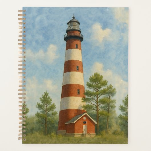 Assateague Lighthouse Watercolor (Devant)