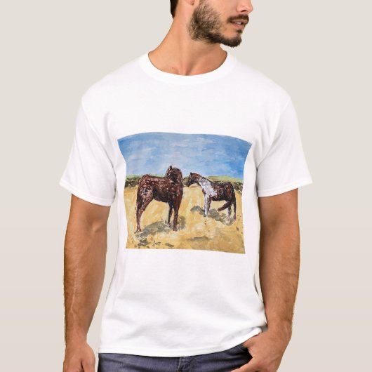 Assateague Ponies T-shirt (Voorkant)