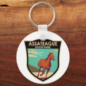 Assateague State Park Maryland Badge Sleutelhanger (Voorkant)