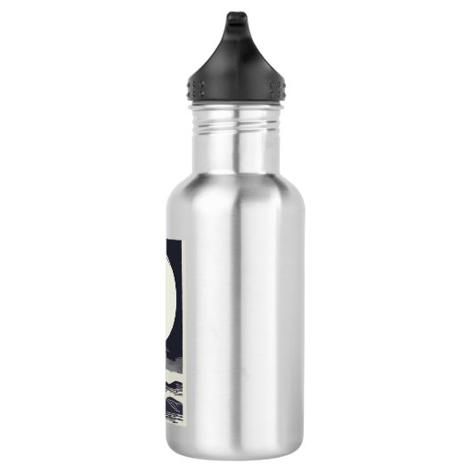 Assateague Vuurtoren Virginia Moon Waterfles (Rechts)