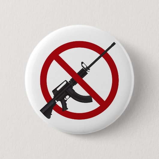 Assault Rifle AR15 Pistool Symbool Button (Voorkant)