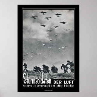 Assault Soldaat van de lucht Poster