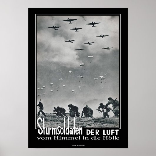 Assault Soldaat van de lucht Poster (Voorkant)