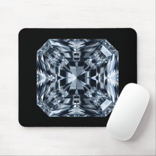 Asscher-Cut Diamond Macro - Spiegelzaal Muismat
