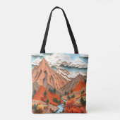 Assemblage 03: Oranje Bergen Draagtas (Achterkant)