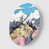Assemblage Pastel Valley Grote Klok (Hoek)