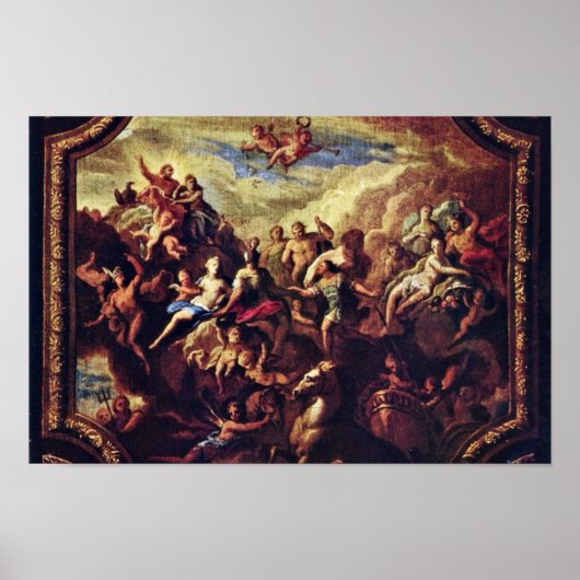 assemblage van de goden op de Olympus Poster (Voorkant)