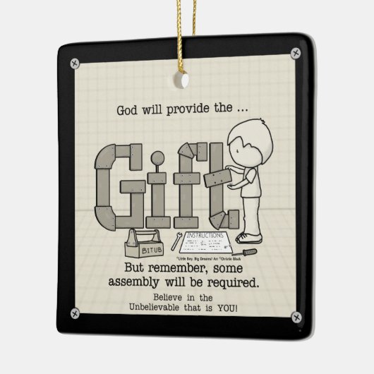 Assemblage vereist keramisch ornament (Links)