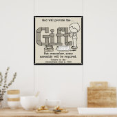 Assemblage vereist poster (Keuken)