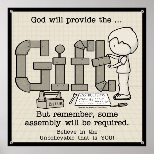 Assemblage vereist poster (Voorkant)