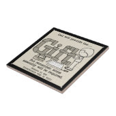 Assemblage vereist tegeltje (Zijkant)