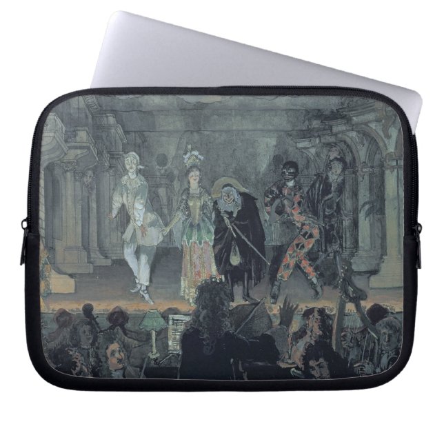 Assemblage voor de aanvang van een laptop sleeve (Voorkant)