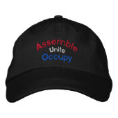 Assembler Unite Occupy Casquette brodé (Devant)