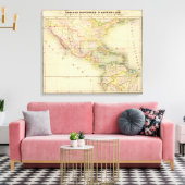 Assembly Map of America Canvas Afdruk (Insitu (Woonkamer))