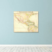Assembly Map of America Canvas Afdruk (Insitu (Houten vloer))