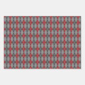 Assen en Embers Argyle Wrapping Paper Set (Voorkant 2)