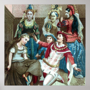 Assepoester afdrukken poster