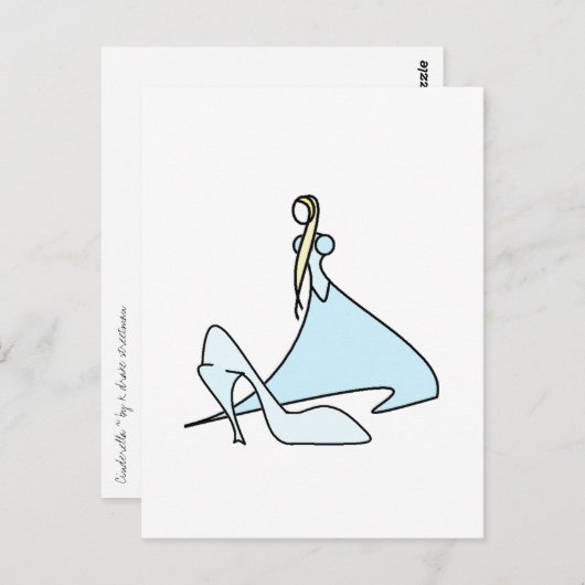 Assepoester Briefkaart (Voorkant / Achterkant)