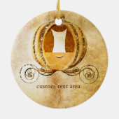 Assepoester Carriage Princess Ornament (Achterkant)