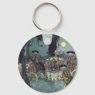 Assepoester Coach door Edmund Dulac Sleutelhanger
