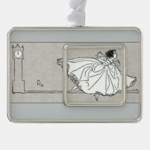 Assepoester-decoratie Verzilverd Kader Ornament