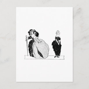 Assepoester en haar naadloze stepsisters briefkaart