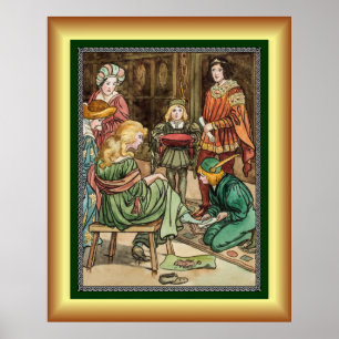 Assepoester en haar prins ~ Proberen op de dipper Poster