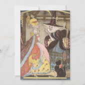 Assepoester en keiharde godmoeder,  feiharde schil kaart (Voorkant)