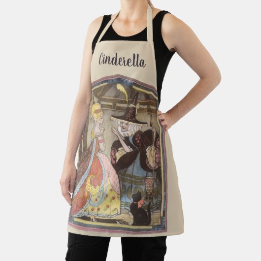 Assepoester en keiharde godmoeder, feiharde schil schort (Insitu)