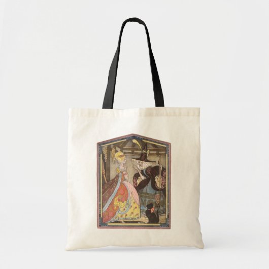 Assepoester en keiharde godmoeder, feiharde schil tote bag (Voorkant)