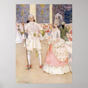 Assepoester en Prins van Millicent Sowerby Poster