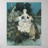  Assepoester Fairy Godmoeder van Edmund Dulac Poster (Voorkant)