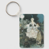  Assepoester Fairy Godmoeder van Edmund Dulac Sleutelhanger (Voorkant)