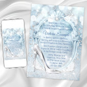 Assepoester Glazen pantoffel Elk nummer Verjaardag Kaart