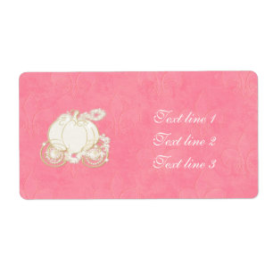 Assepoester Gouden Koets Roze Roze Prinses Label