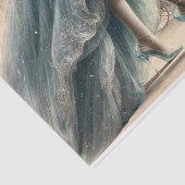  Assepoester Gown & Glass Slipper Decoupage Tissuepapier (Detail)