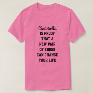 Assepoester is een bewijs dat een nieuw paar schoe t-shirt