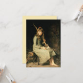 Assepoester (John Everett Millais) Kaart (Voorkant / Achterkant in situ)