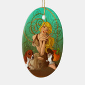 Assepoester Keramisch Ornament (Rechts)