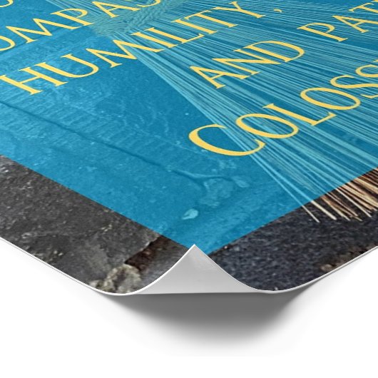 Assepoester Kolossenzen 3:12 Poster (Hoek)