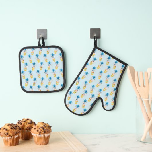 Assepoester Oven Mitt & Pot Holder Set (Insitu(Ophanging))