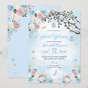 Assepoester prinses betoverde tuin zoet 16 kaart