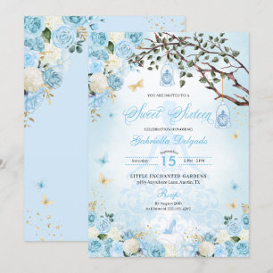 Assepoester prinses betoverde tuin zoet 16 kaart