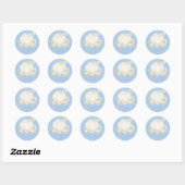 Assepoester Prinses Blauw Gouden Koets Sticker (Vel)