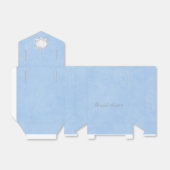 Assepoester Silver Carriage Blue Party Favor Boxes Bedankdoosjes (Uitgevouwen)