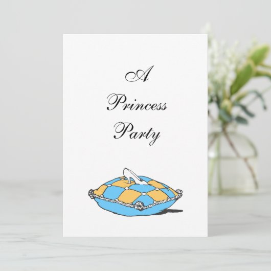 Assepoester Slipper Blauwgroen proefuitvindingen Kaart (Staand voorkant)