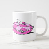 Assepoester Slipper op roze piloot Extra Grote Beker (Rechts)